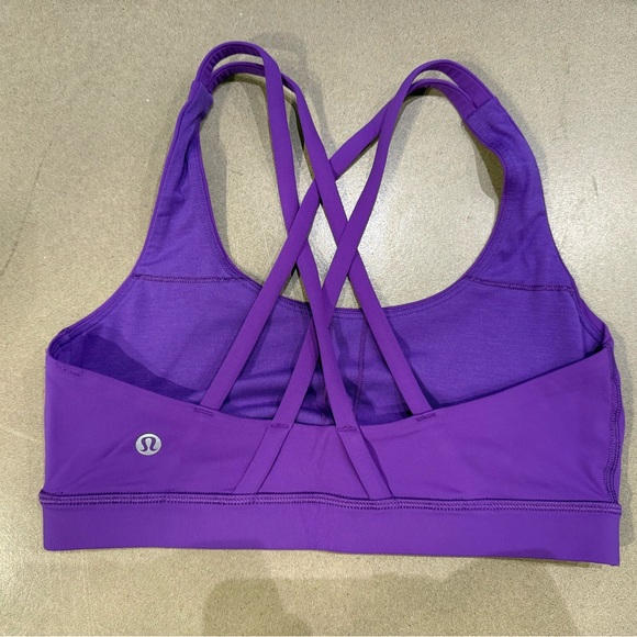 Lululemon Energy Bra, Atomic Purple - Picture 2 of 3